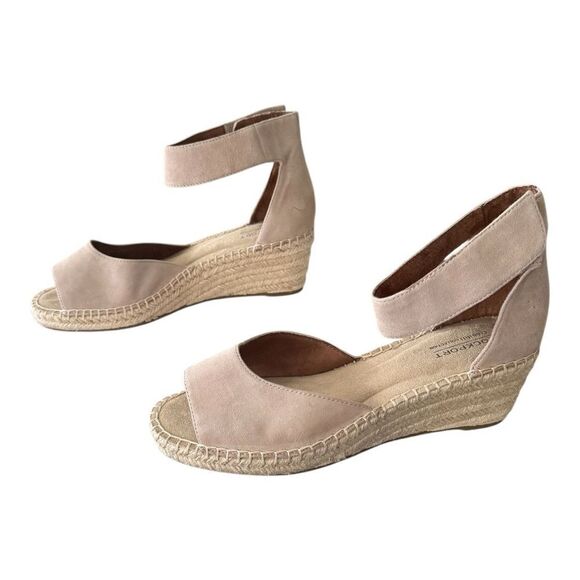 Rockport Marah Blush Espadrille Wedge Sandals Closed Ankle Women’s Size 9 - Picture 4 of 13